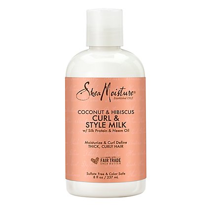 SheaMoisture Curl & Style Milk Coconut & Hibiscus - 8 Oz - Image 2