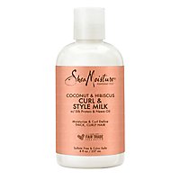 SheaMoisture Curl & Style Milk Coconut & Hibiscus - 8 Oz - Image 2