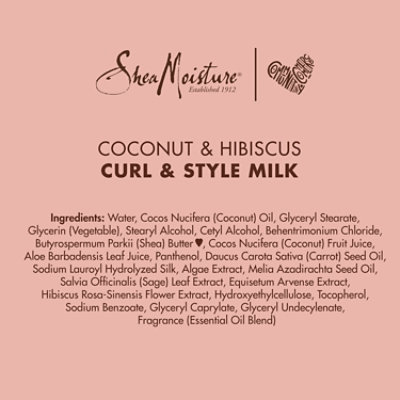 SheaMoisture Curl & Style Milk Coconut & Hibiscus - 8 Oz - Image 5