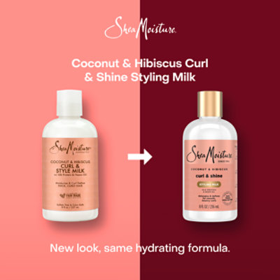 SheaMoisture Curl & Style Milk Coconut & Hibiscus - 8 Oz - Image 5
