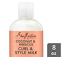 SheaMoisture Curl & Style Milk Coconut & Hibiscus - 8 Oz