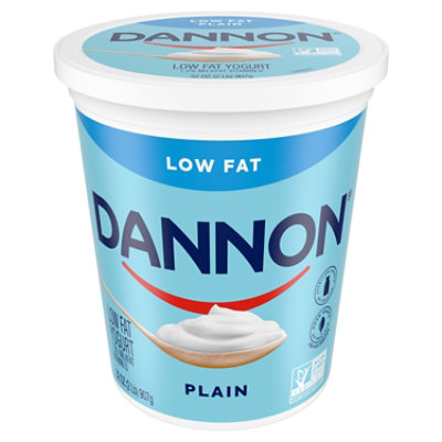 Dannon Low Fat Plain Yogurt - 32 Oz - Image 1