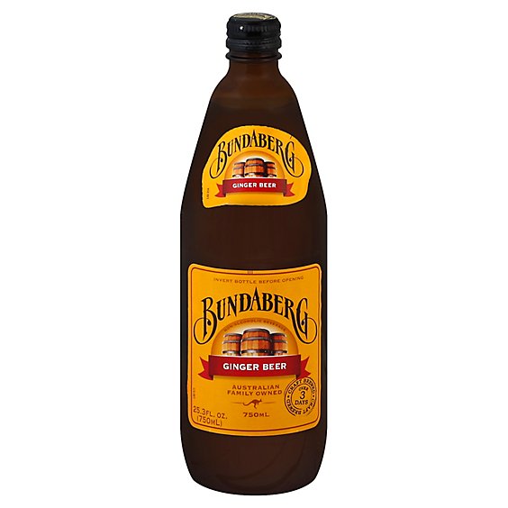 Bundaberg Beverage Non Alcoholic Ginger Beer - 25.3 Fl. Oz.