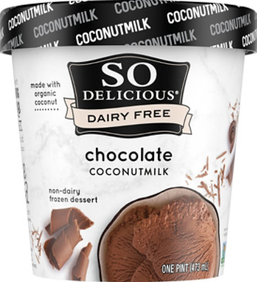 So Delicious Dairy Free Coconut Milk Chocolate Ice Cream - 1 Pint - Image 2