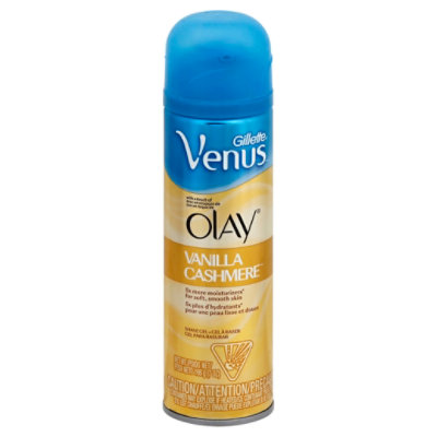Gillette Venus Shave Gel With Olay Vanilla Cashmere 7 Oz Safeway