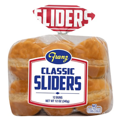 Franz Hamburger Buns Classic Sliders 12 Count - 12 Oz