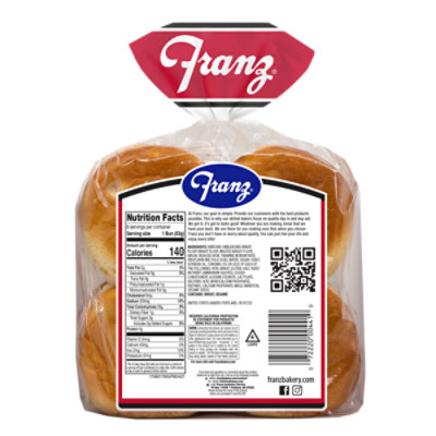 Franz Hamburger Bun Sesame Cluster 8 Count - 15 Oz - Image 5