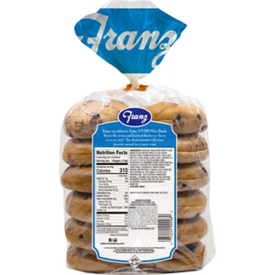 Franz Bagels Premium Mini Blueberry 12 Count - 16 Oz - Image 5