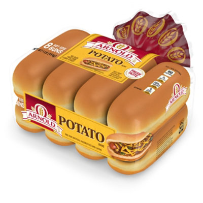 Arnold Country Potato Hot Dog Buns - 16 Oz - Image 4