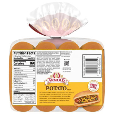 Arnold Country Potato Hot Dog Buns - 16 Oz - Image 3