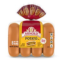 Oroweat Country Potato Hot Dog Roll Buns - 8 Count - Image 1