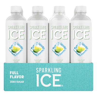 Sparkling Ice Lemon Lime Sparkling Water 12-17 fl. oz. Bottles - Image 3