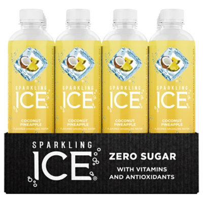 Sparkling Ice Coconut Pineapple Sparkling Water 12-17 fl. oz. Plastic Bottles