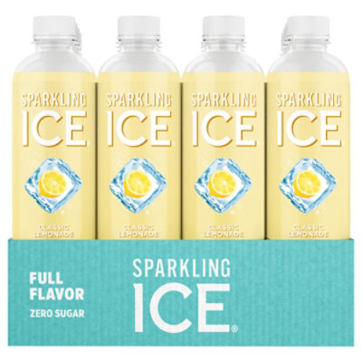 Sparkling Ice Classic Lemonade Sparkling Water 12-17 fl. oz. Bottles - Image 1