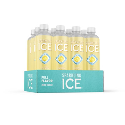 Sparkling Ice Classic Lemonade Sparkling Water 12-17 fl. oz. Bottles - Image 2