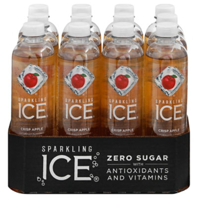 Sparkling Ice Crisp Apple Sparkling Water 12-17 fl. oz. Bottles - Image 3