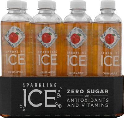 Sparkling Ice Crisp Apple Sparkling Water 12-17 fl. oz. Bottles - Image 2