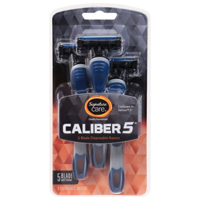 Signature Select/Care Caliber 5 Razor Disposable 5 Blade - 3 Count - Image 3