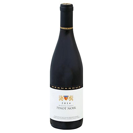 Bernardus Pinot Noir Wine - 750 Ml - Image 1
