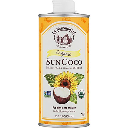 La Tourangelle Organic Sun Coco Oil - 25.4 Fl. Oz. - Image 2