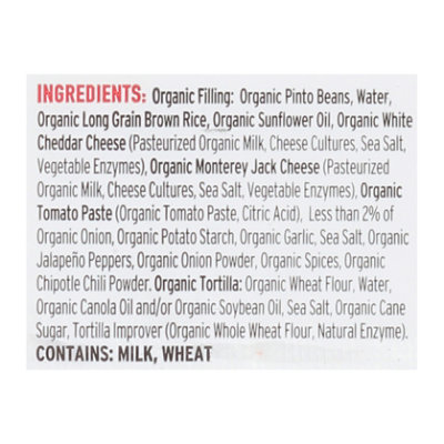 Reds All Natural Burrito Bean And Cheese - 5 Oz - Image 4