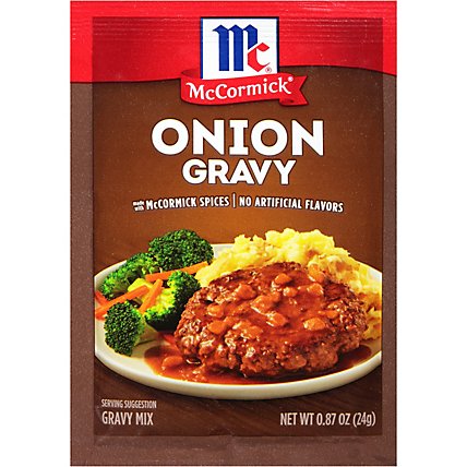 McCormick Onion Gravy Seasoning Mix - 0.87 Oz - Image 2