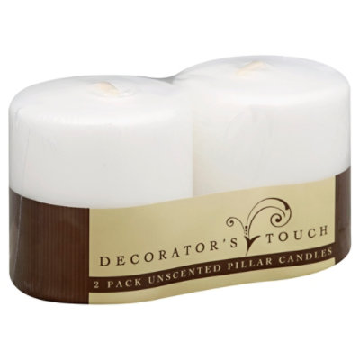 Decorators Touch Unscented Pillers - Each