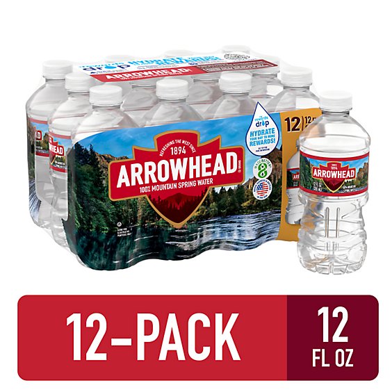 Arrowhead 100% Mountain Spring Water - 12-12 Fl. Oz.