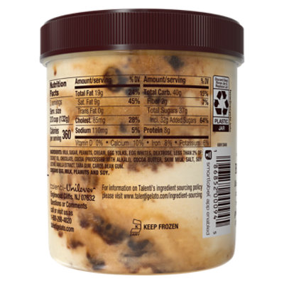 Talenti Chocolate Chip Cookie Dough Gelato - 1 Pint - Image 7