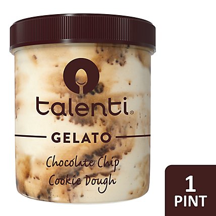 Talenti Gelato Chocolate Chip Cookie Dough - 1 Pint - Image 1