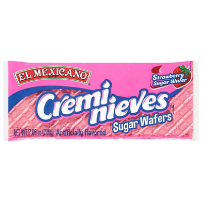 El Mexicano Creminieves Wafers Strawberry Pack - 7.5 Oz - Image 2