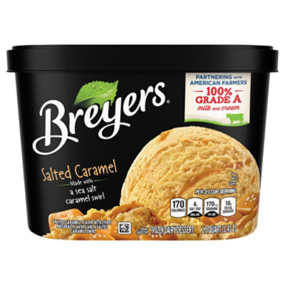 Breyers Ice Cream Original Salted Caramel 48 Oz Albertsons