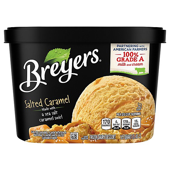 Breyers Ice Cream Original Salted Caramel - 48 Oz