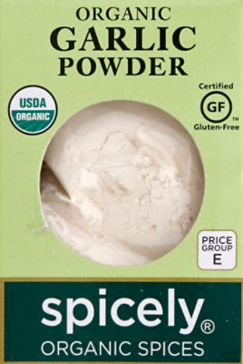 Spicely Organic Spices Garlic Powder Ecobox - 0.4 Oz - Image 2