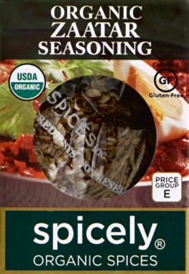 Spicely Organic Spices Gluten Free Zaatar Seasoning - 0.35 Oz - Image 2