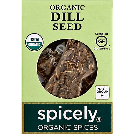 Spicely Organic Spices Dill Seed Ecobox - 0.35 Oz - Image 2