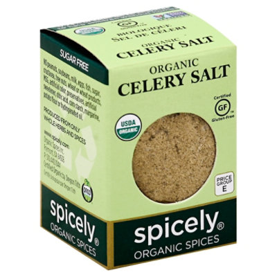 Spicely Organic Spices Celery Salt Ecobox - 0.5 Oz