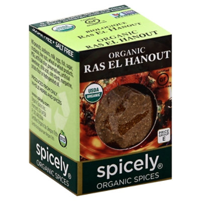 Spicely Organic Spices Ras El Hanout Ecobox - 0.4 Oz