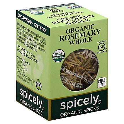 Spicely Organic Spices Nutmeg Whole Ecobox - 0.2 Oz - Image 1