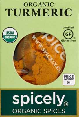Spicely Organic Spices Turmeric Ecobox - 0.45 Oz - Image 2