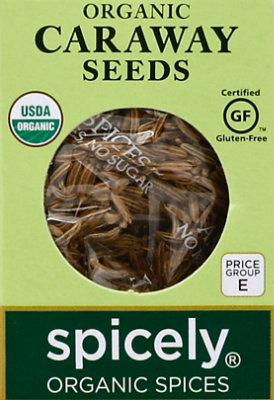 Spicely Organic Spices Caraway Seeds - 0.35 Oz - Image 2