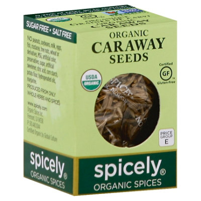 Spicely Organic Spices Caraway Seeds - 0.35 Oz - Image 1