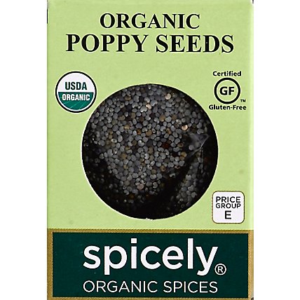 Spicely Organic Spices Poppy Seed Ecobox - 0.4 Oz - Image 2