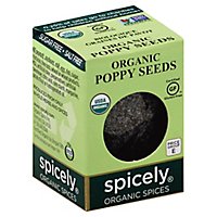 Spicely Organic Spices Poppy Seed Ecobox - 0.4 Oz - Image 1