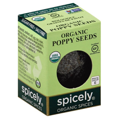 Spicely Organic Spices Poppy Seeds - 0.4 Oz - Image 1