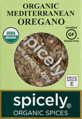 Spicely Organic Spices Oregano Mediterranean Ecobox - 0.15 Oz - Image 2