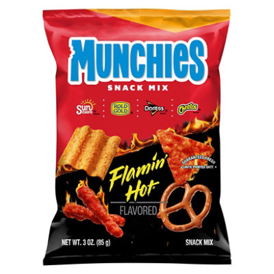 MUNCHIES Crackers Sandwich Nacho Cheese Flavored - 3 Oz