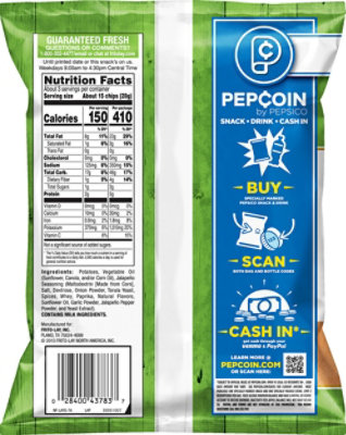 Lays Potato Chips Kettle Cooked Jalapeno - 2.75 Oz - Image 5