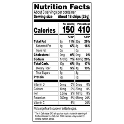 Lays Potato Chips Kettle Cooked Sea Salt & Vinegar - 2.75 Oz - Image 4