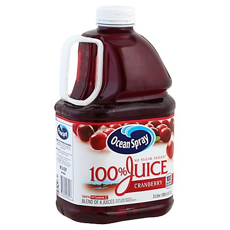 Ocean Spray Cranberry No Sugar Added Juice - 3 Liter
